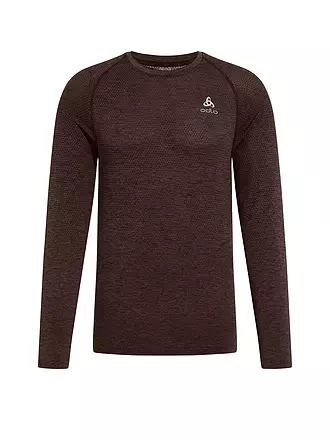ODLO | T-shirt de running sans coutures Essentials pour homme | dunkelrot
